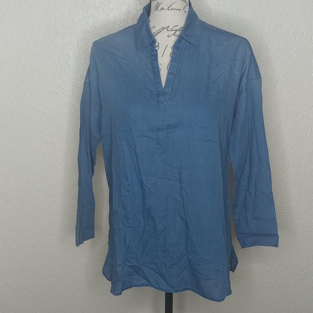 Pure Jill Indigo Short Blue Size XS Petite
